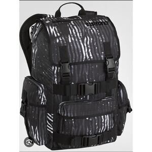 Burton Shaun White big bang Backpack Snowboard Black/White Hideaway Skate/Boot